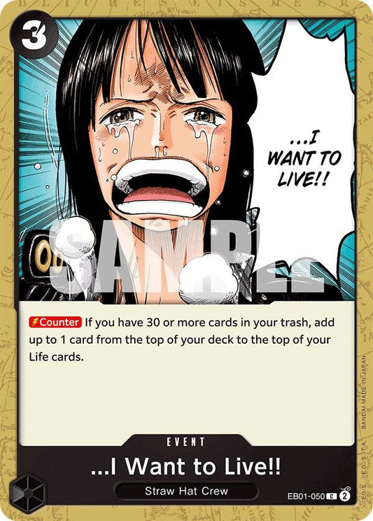 One Piece TCG - ...I Want to Live!! - Extra Booster: Memorial Collection (EB-01)