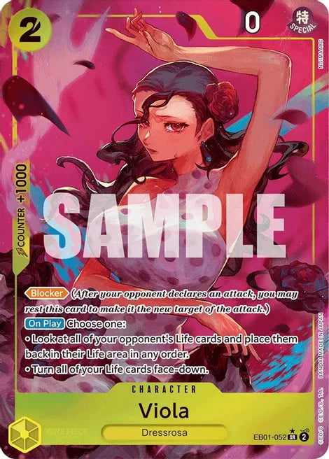 One Piece TCG! Viola (Alternate Art) - Extra Booster: Memorial Collection (EB-01)