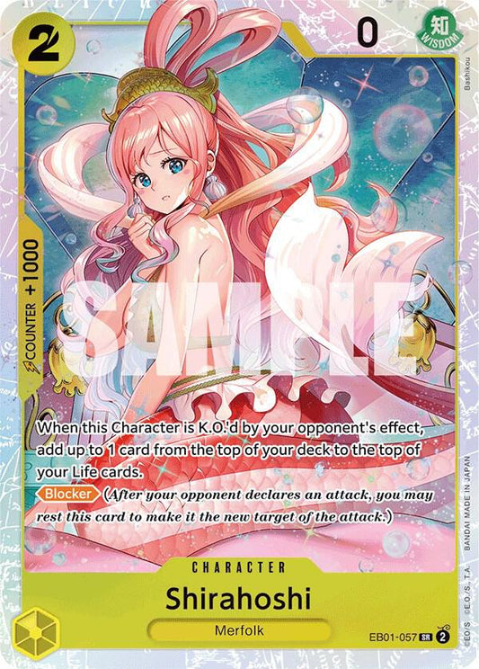 One Piece TCG! Shirahoshi - Extra Booster: Memorial Collection (EB-01)