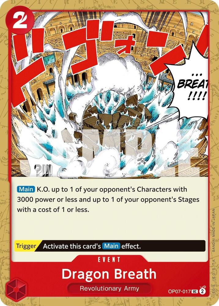 One Piece TCG - Dragon Breath - 500 Years in the Future (OP07)