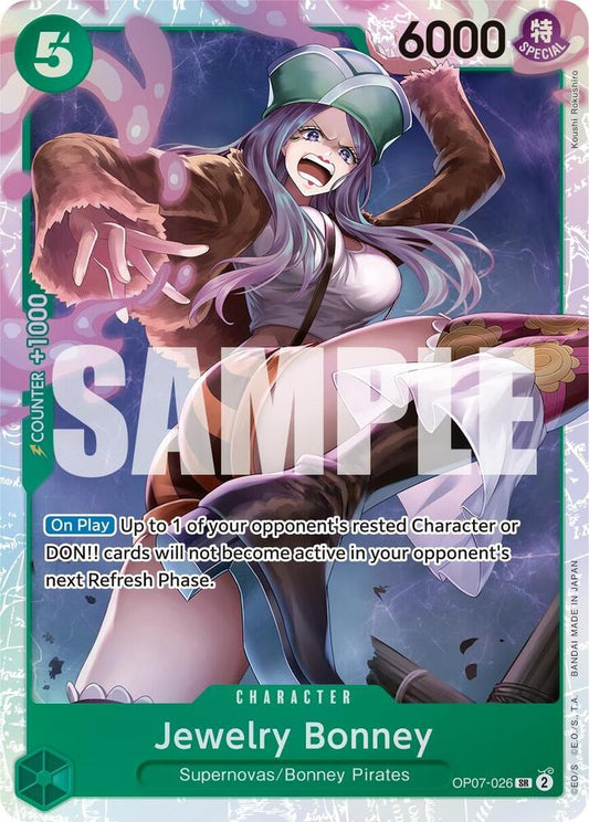 One Piece TCG! Jewelry Bonney (026) - 500 Years in the Future (OP07)