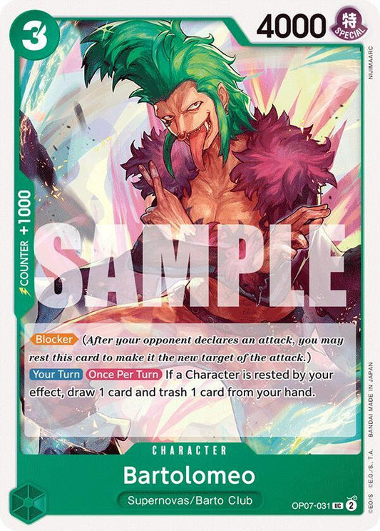 One Piece TCG - Bartolomeo - 500 Years in the Future (OP07)