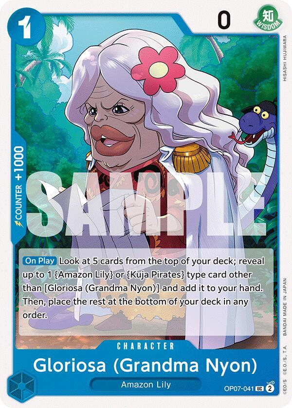 One Piece TCG - Gloriosa (Grandma Nyon) - 500 Years in the Future (OP07)