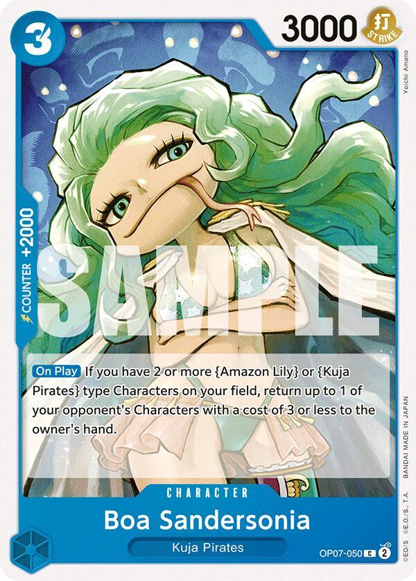 One Piece TCG! Boa Sandersonia - 500 Years in the Future (OP07)