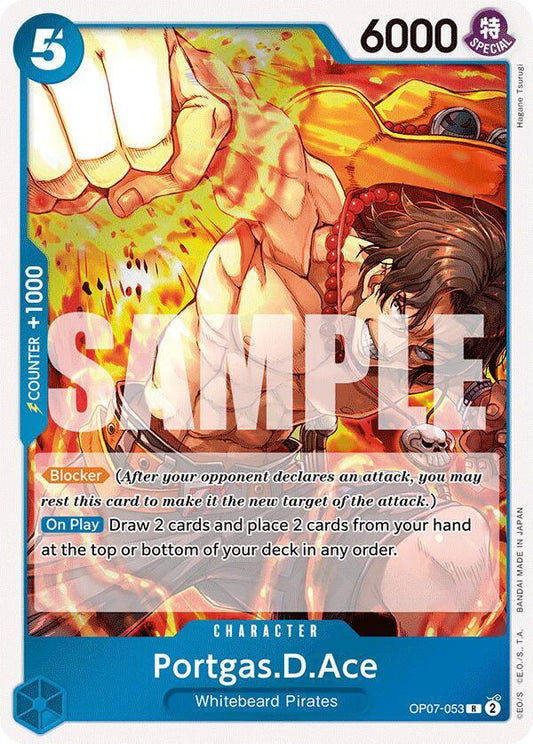 One Piece TCG -Portgas.D.Ace (053) - 500 Years in the Future (OP07)