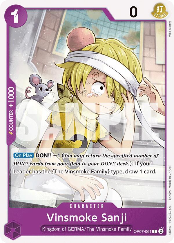 One Piece TCG - Vinsmoke Sanji - 500 Years in the Future (OP07)