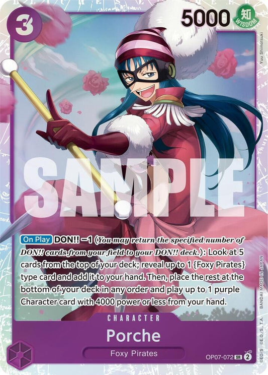 One Piece TCG! Porche - 500 Years in the Future (OP07-072)