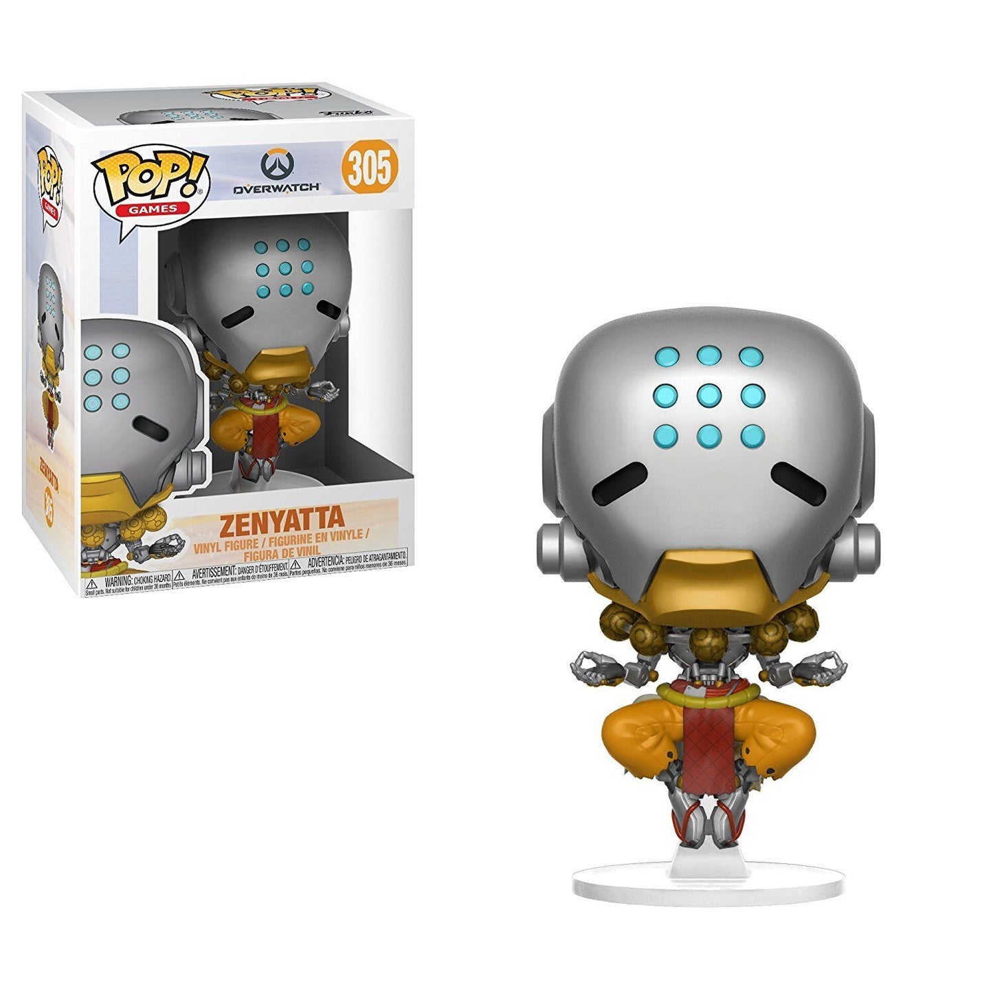 Funko Pop! Overwatch : Zenyatta 305 + Free Protector