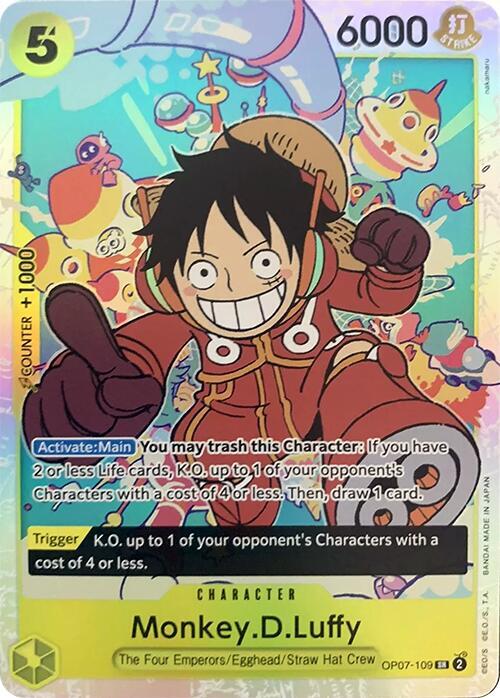 One Piece TCG! Monkey.D.Luffy (109) - 500 Years in the Future (OP07)