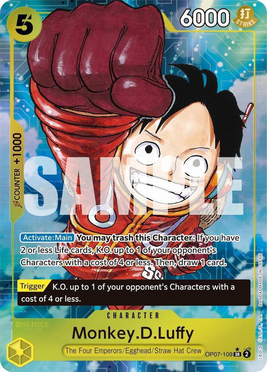One Piece TCG! Monkey.D.Luffy (109) (Parallel) - 500 Years in the Future (OP07)
