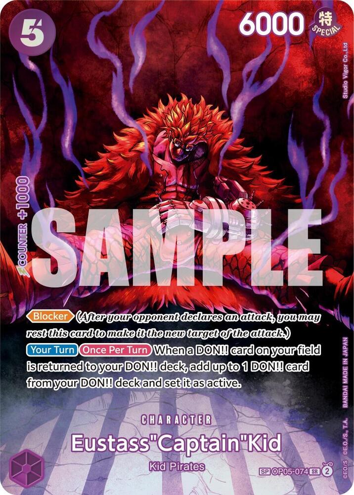 One Piece TCG! Eustass"Captain"Kid (SP) - 500 Years in the Future (OP07)