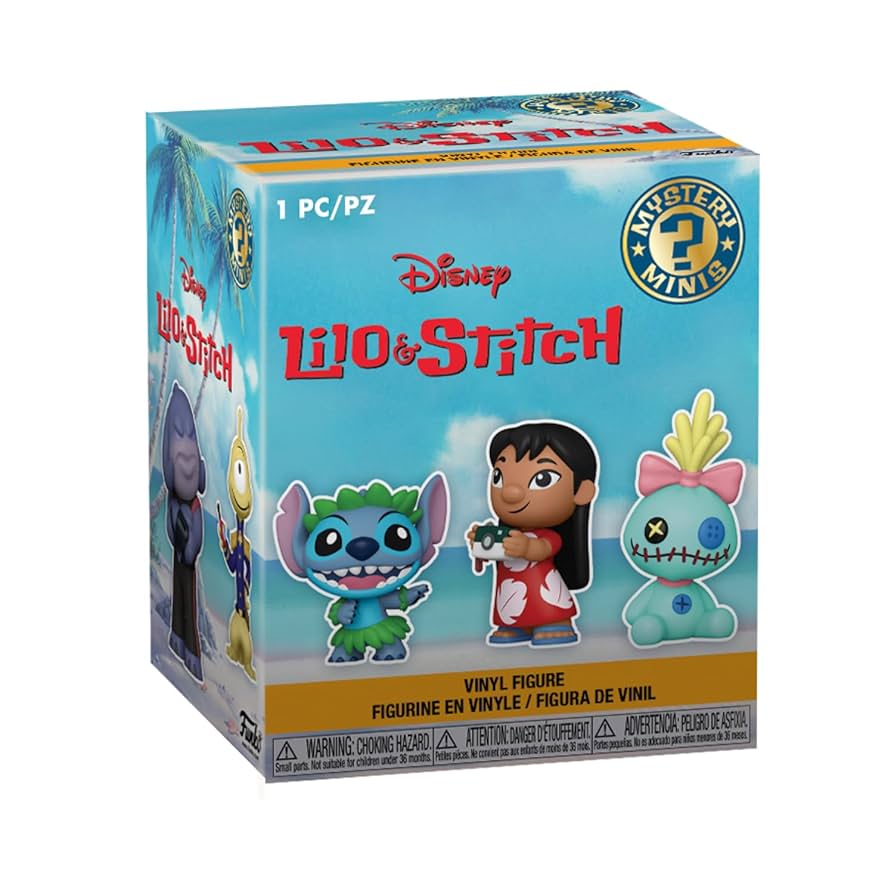 Disney Lilo & Stitch Mystery Mini Vinyl Figure Blind Box (One Variation Chosen at Random)