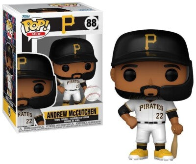 Funko Pop! MLB Pittsburgh Pirates - Andrew McCutchen 88 Figure + Pop Protector