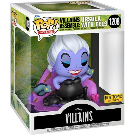 Funko Pop! Villains Assemble: Ursula with Eels 1208 6-Inch Figure Hot Topic Exclusive