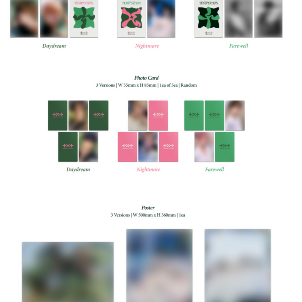K-pop Tomorrow X Together (TXT) - The Name Chapter Album : Temptation Daydream Ver.