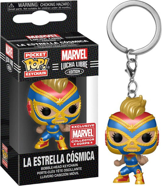 Pocket POP! Keychain - Marvel Lucha Libre - La EstreLLa Cosmica