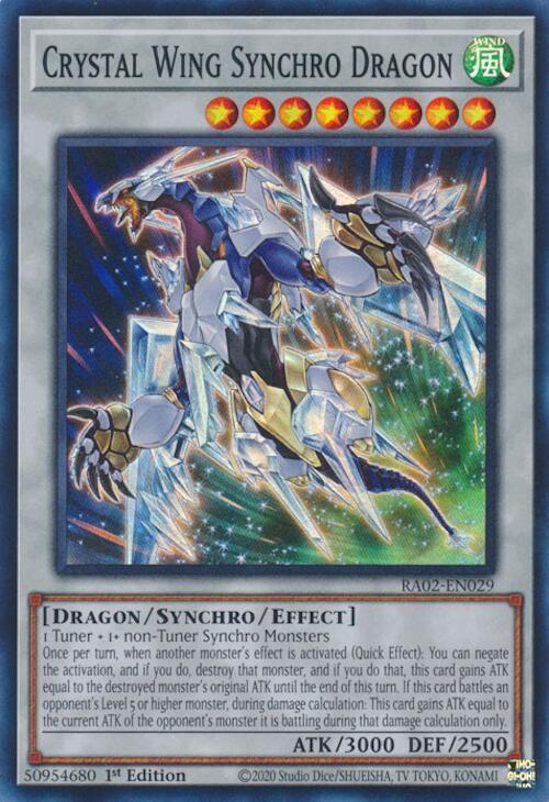 Crystal Wing Synchro Dragon - 25th Anniversary Rarity Collection II (RA02)