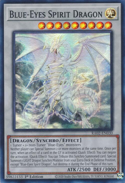 Blue-Eyes Spirit Dragon - 25th Anniversary Rarity Collection II (RA02)