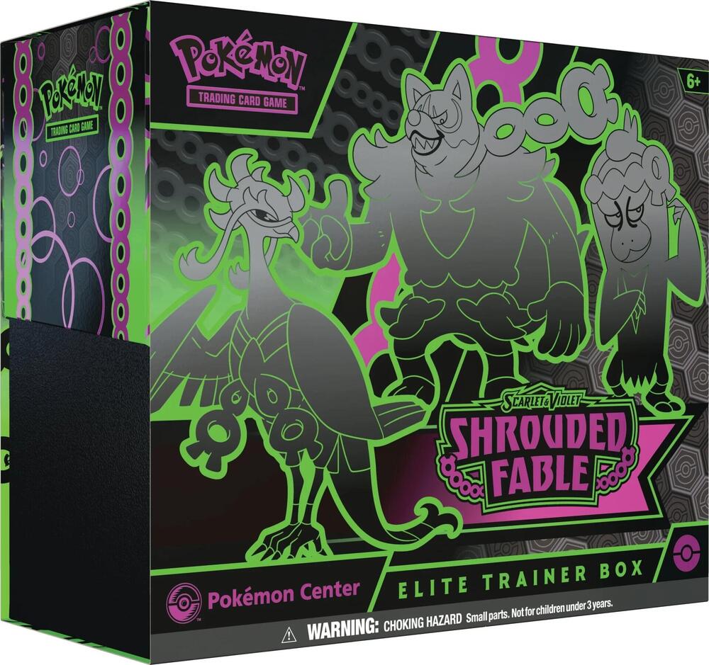 Pokemon TCG! Shrouded Fable Pokemon Center Elite Trainer Box (Exclusive) - SV: Shrouded Fable (SFA)