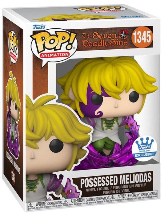 Funko Pop! The Seven Deadly Sins - Possessed Meliodas 1345 Funko Shop Exclusive + Protector