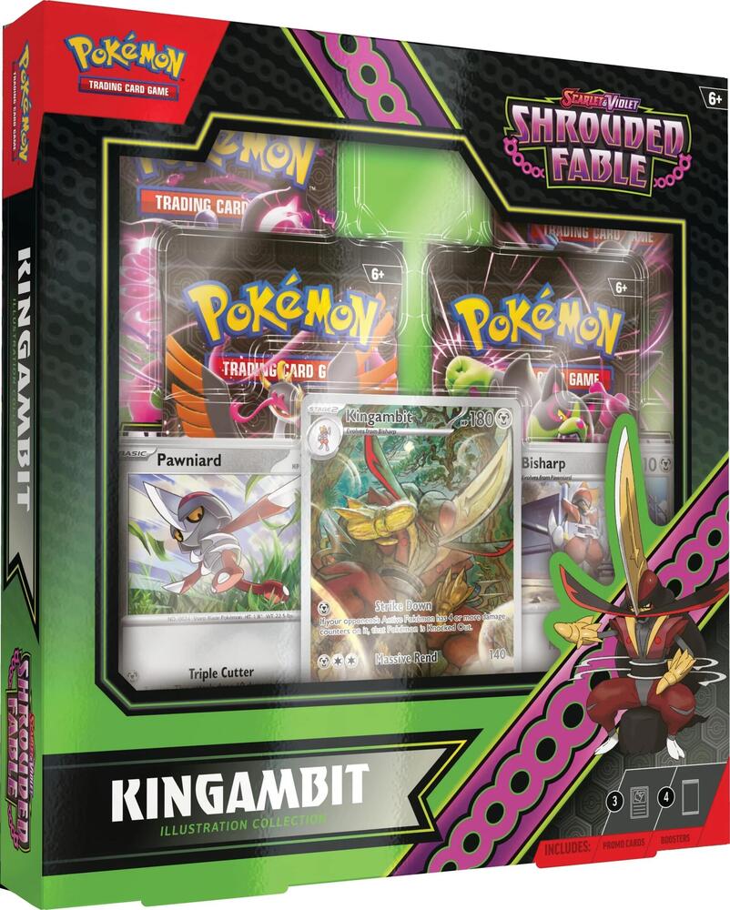 Pokemon TCG! Kingambit Illustration Collection - SV: Shrouded Fable (SFA)