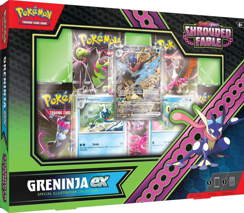 Pokemon TCG! Greninja ex Special Illustration Collection - SV: Shrouded Fable (SFA)