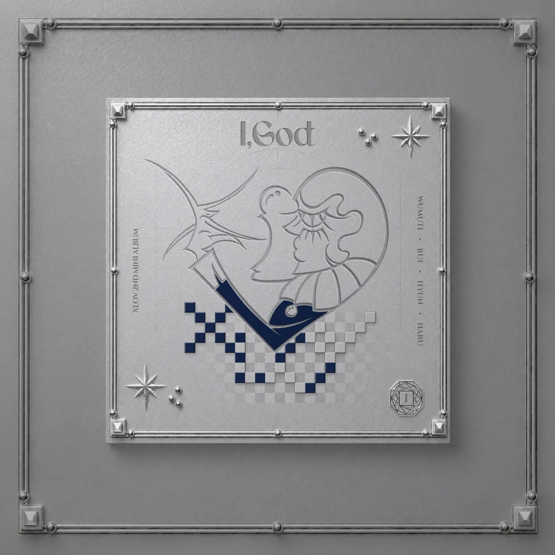 (PRE-ORDER) K-POP XLOV - 2ND MINI ALBUM [I,GOD] (4 VERSIONS) RANDOM
