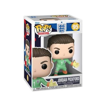 Funko Pop! Football Jordan Pickford England 95 Figure + Pop Protector