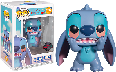Funko Pop! Disney Lilo & Stitch - Annoyed Stitch 1222 Special Edition + Free Protector