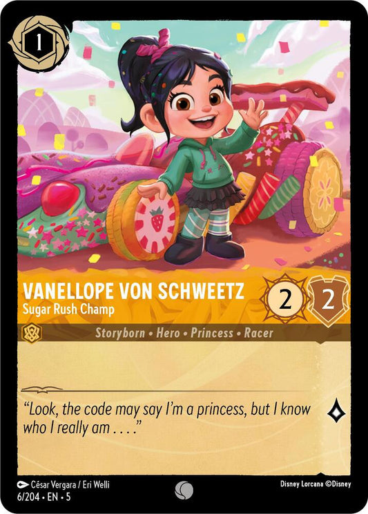 Disney Lorcana - Vanellope von Schweetz - Sugar Rush Champ - Shimmering Skies (5)