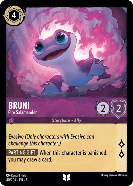 Disney Lorcana - Bruni - Fire Salamander - Shimmering Skies (5)