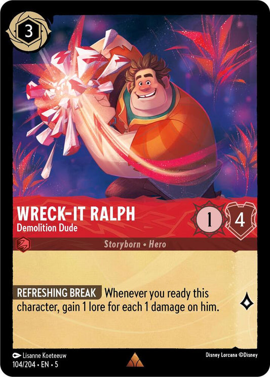 Disney Lorcana - Wreck-It Ralph - Demolition Dude - Shimmering Skies (5)