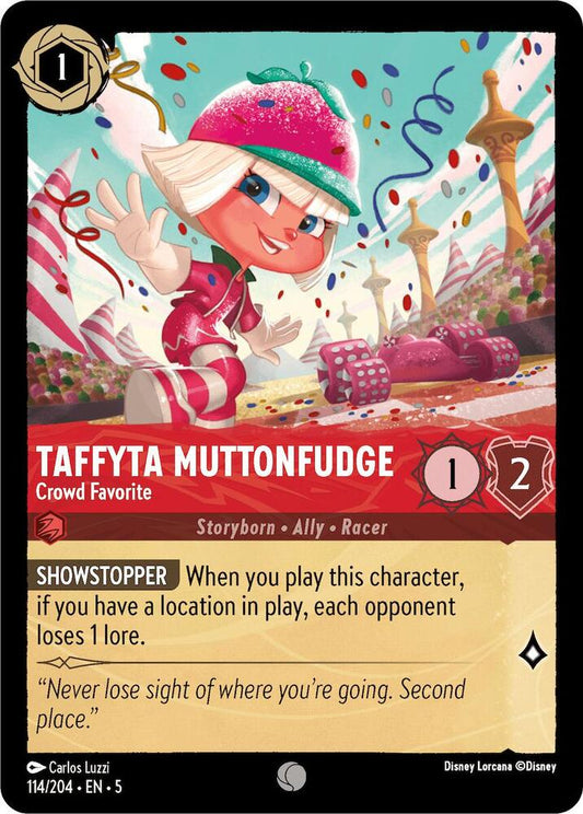 Disney Lorcana - Taffyta Muttonfudge - Crowd Favorite - Shimmering Skies (5)