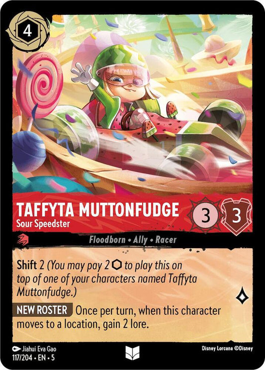 Disney Lorcana - Taffyta Muttonfudge - Sour Speedster - Shimmering Skies (5)