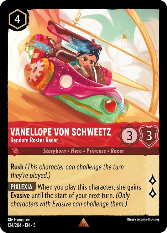 Disney Lorcana - Vanellope von Schweetz - Random Roster Racer - Shimmering Skies (5)