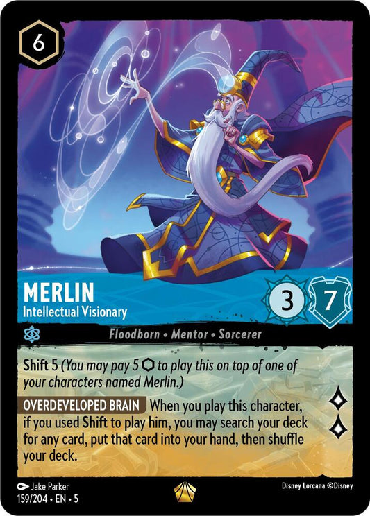 Disney Lorcana - Merlin - Intellectual Visionary - Shimmering Skies (5)