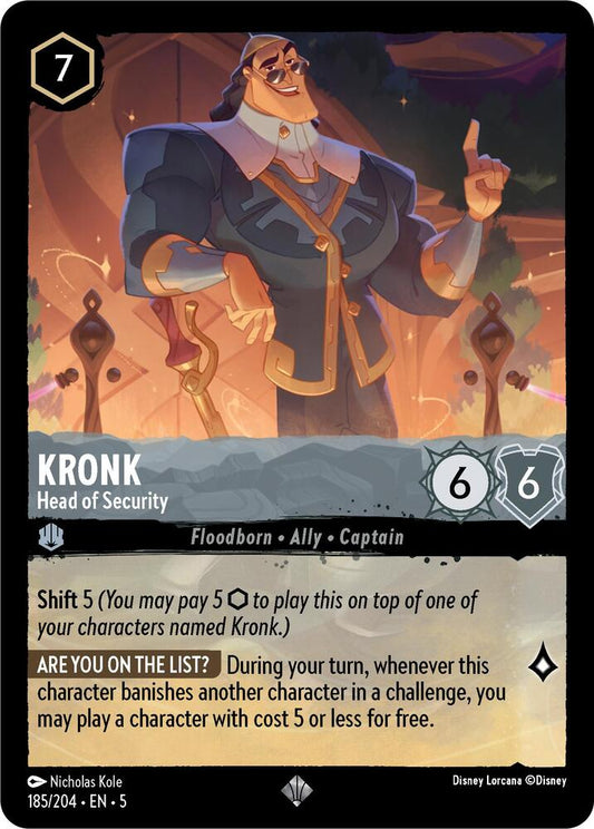 Disney Lorcana - Kronk - Head of Security - Shimmering Skies (5)