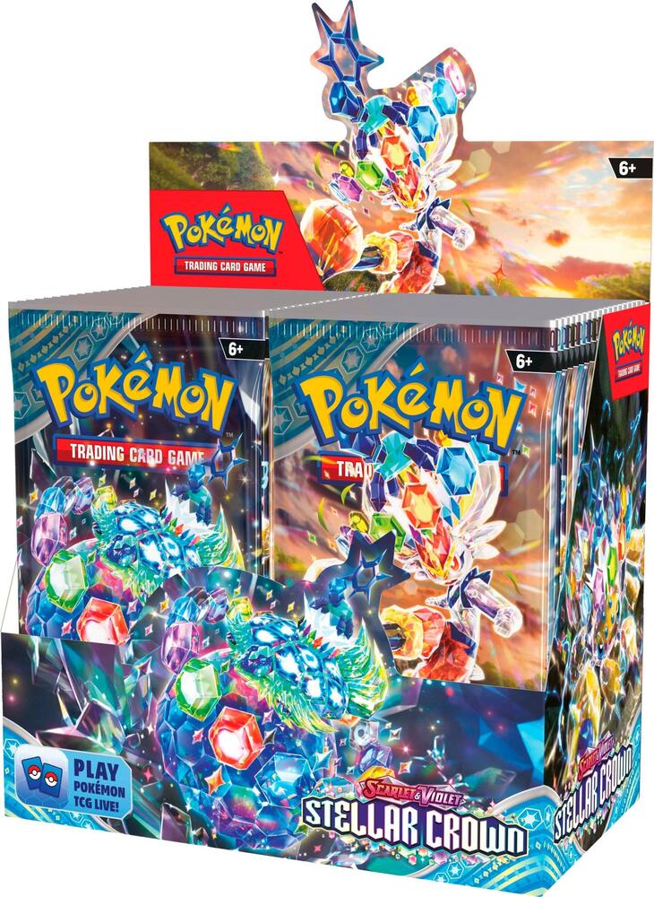Pokemon TCG! Stellar Crown Booster Box - SV07: Stellar Crown (SCR)