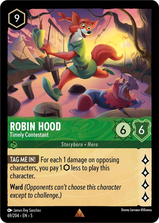 Disney Lorcana - Robin Hood - Timely Contestant - Shimmering Skies (5)