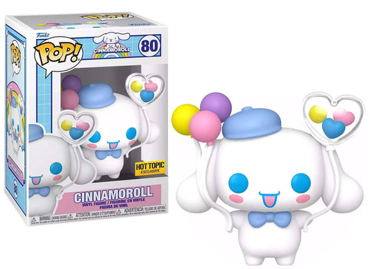 Funko Pop! Sanrio Hello Kitty and Friends Cinnamoroll 80 Hot Topic Exclusive + Free Protector