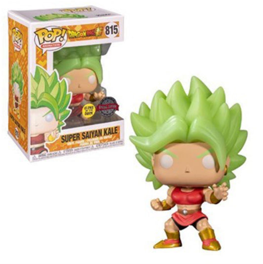 Funko Pop! Dragon Ball Duper - Super Saiyan Kale 815 Glows in the Dark Special Edition + Free Protector