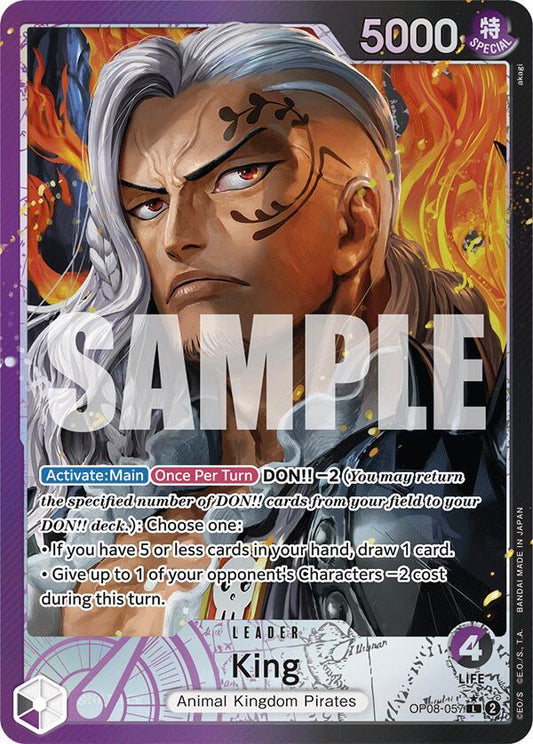 One Piece TCG! King (057) (Parallel) - Two Legends (OP08)