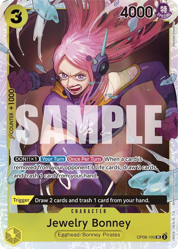 One Piece TCG! Jewelry Bonney - Two Legends (OP08-105)