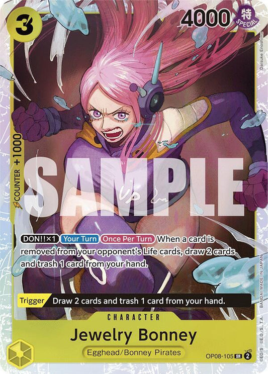 One Piece TCG! Jewelry Bonney - Two Legends (OP08-105)