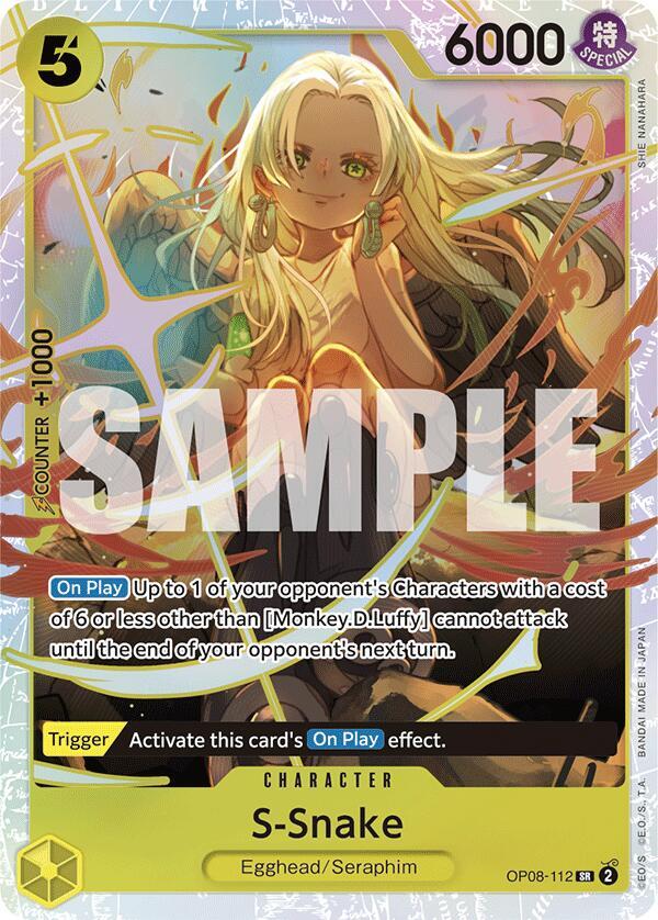 One Piece TCG! S-Snake - Two Legends (OP08-112)
