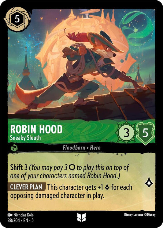 Disney Lorcana - Robin Hood - Sneaky Sleuth - Shimmering Skies (5)
