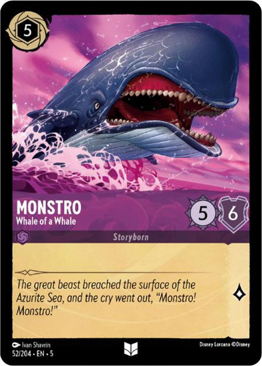 Disney Lorcana - Monstro - Whale of a Whale - Shimmering Skies (5)