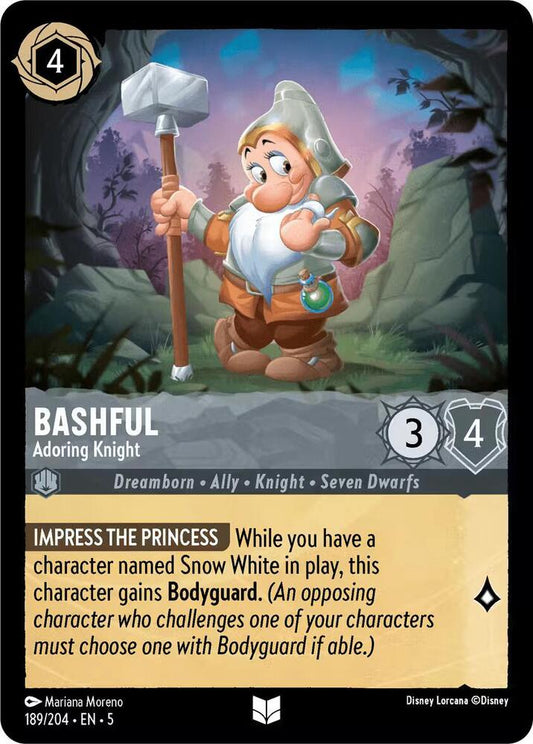 Disney Lorcana - Bashful - Adoring Knight - Shimmering Skies (5)