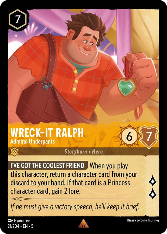 Disney Lorcana - Wreck-It Ralph - Admiral Underpants - Shimmering Skies (5)