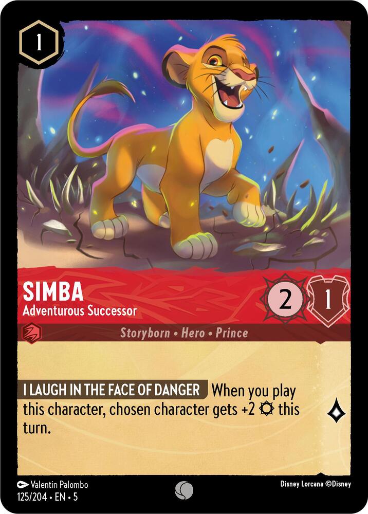 Disney Lorcana - Simba - Adventurous Successor - Shimmering Skies (5)
